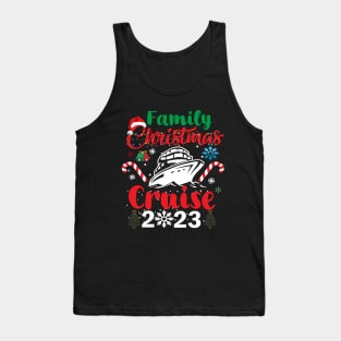 Family Christmas Cruise 2024 Tank Top